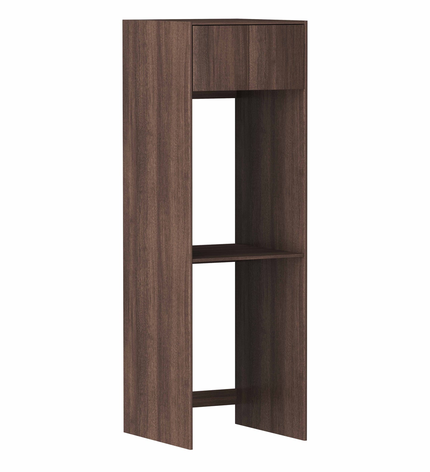 Havana Laundry 2100 Sable Walnut Fluted Tall Washing Machine Cabinet