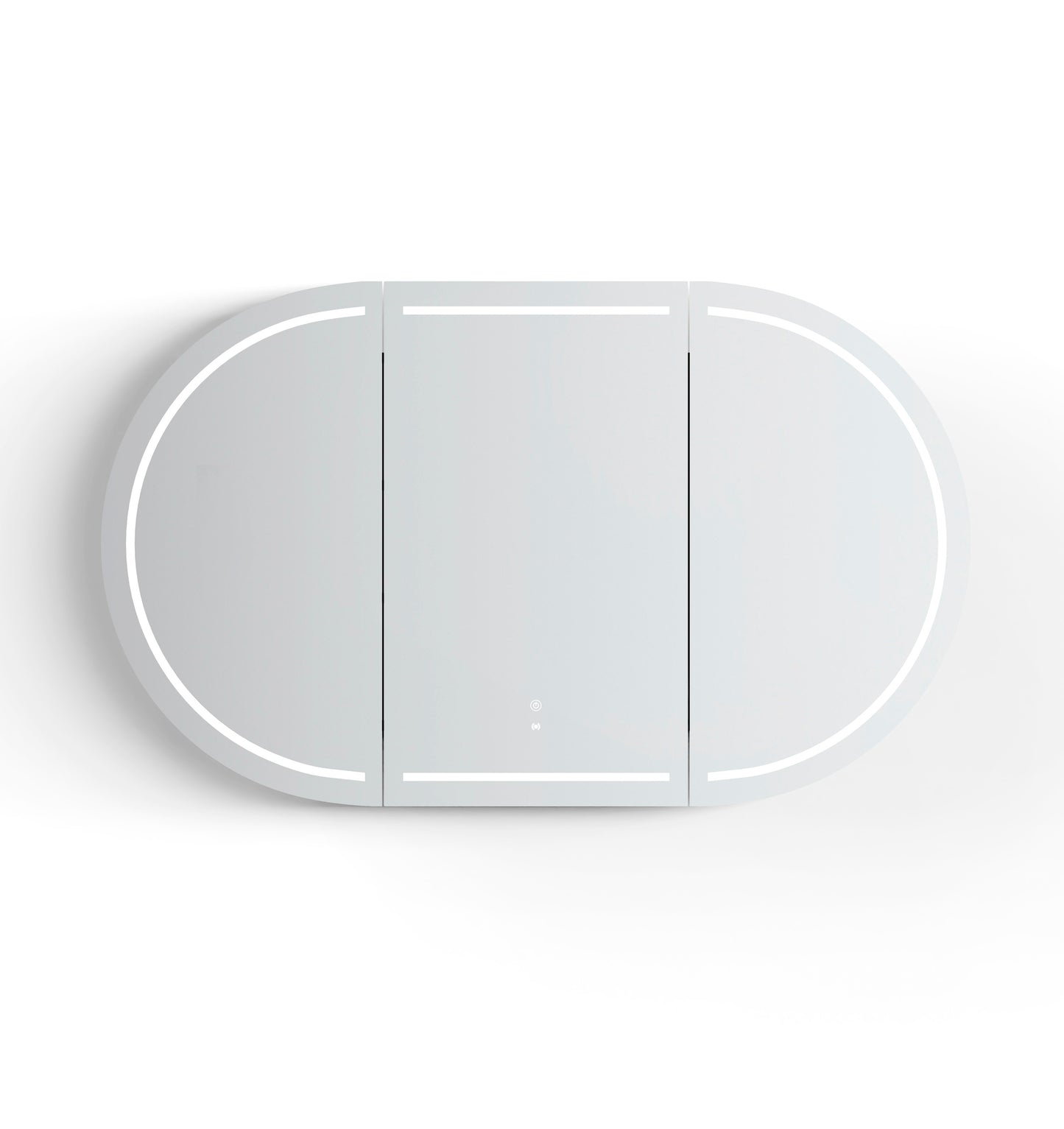 LED Bondi 1500x900 Sable Walnut Shaving Cabinet - Premium Edition