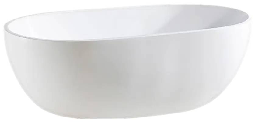 1700mm Freestanding Bathtub - No Overflow - Gloss White