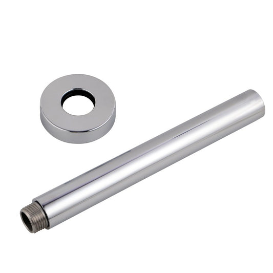 Round Chrome Ceiling Shower Arm 300mm