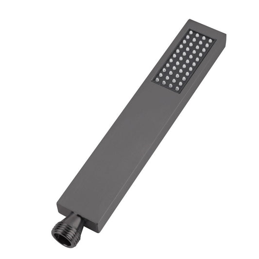 10" Square Gun Metal Grey Shower Station(Top Water Inlet)