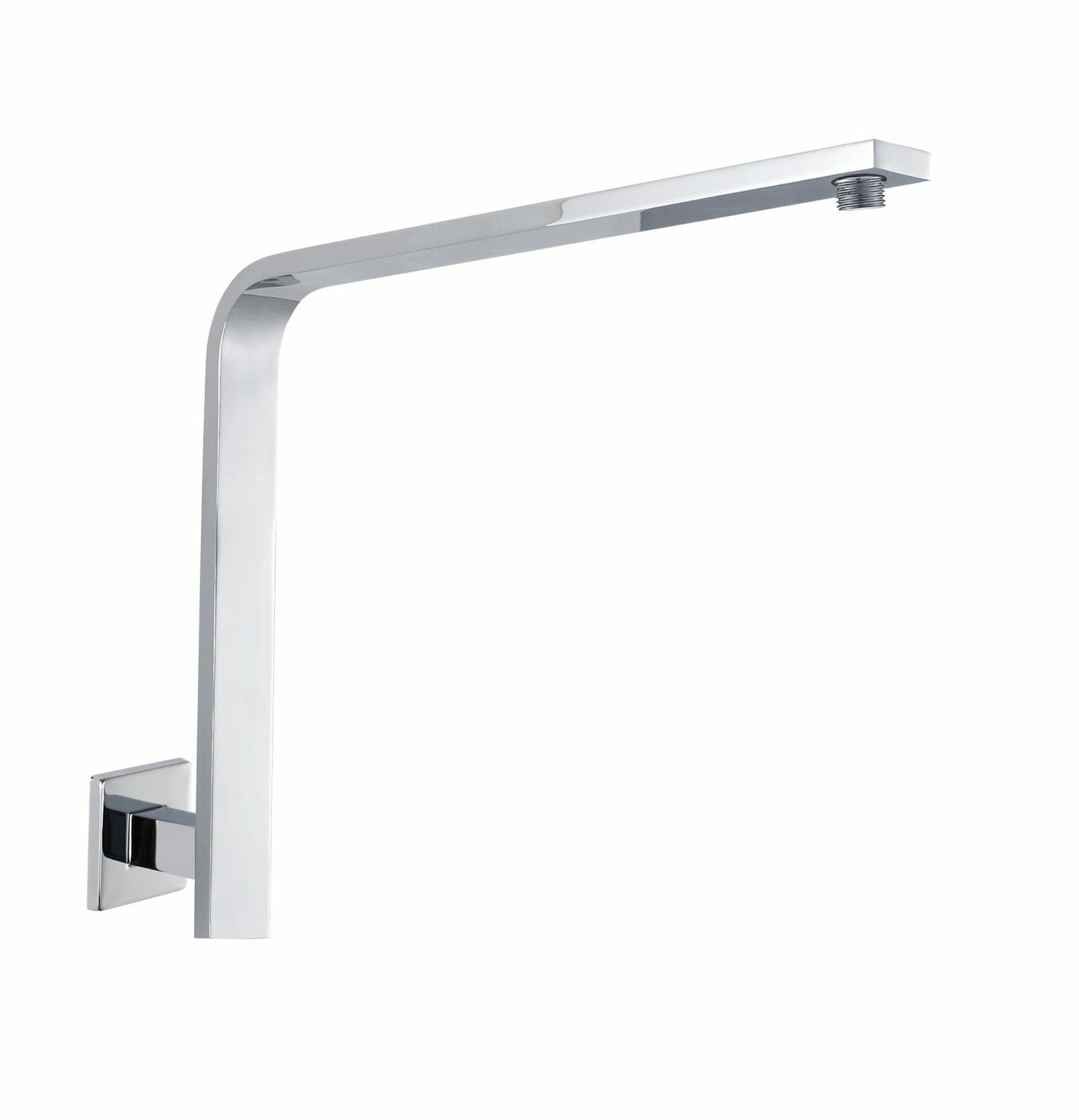 Rectangle Curved Wall Shower Arm - Chrome