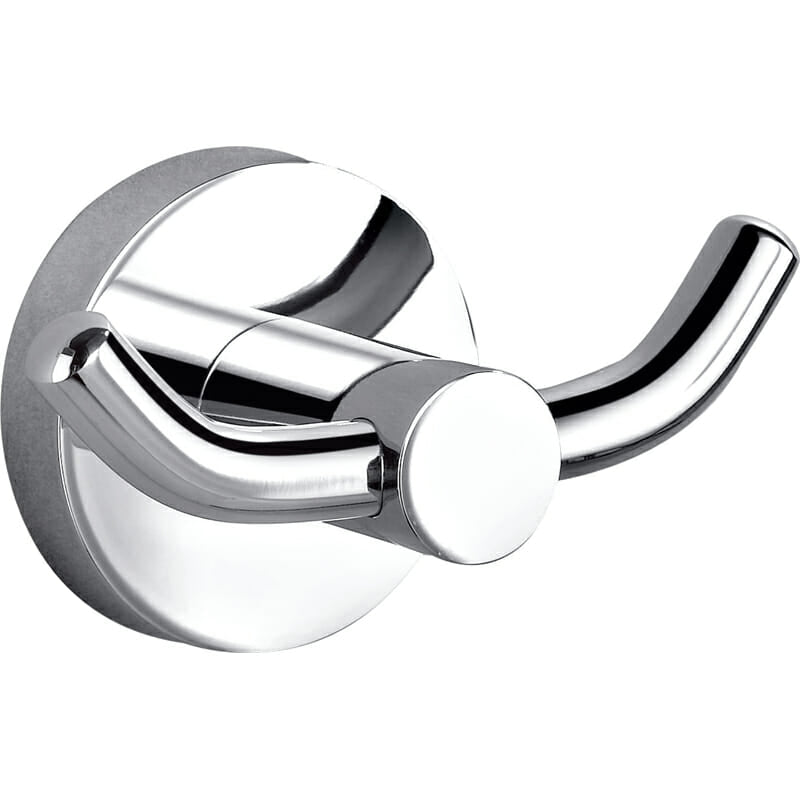 Otus Double Robe Hook - Chrome
