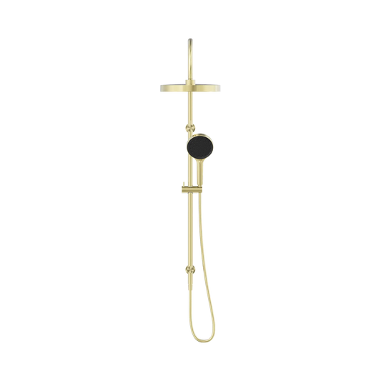 Serenity Twin Shower Brushed Gold