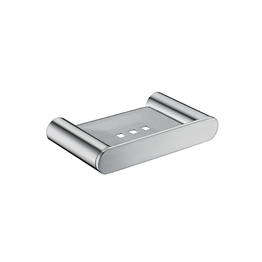Esperia Brushed Nickel Soap Dish Holder