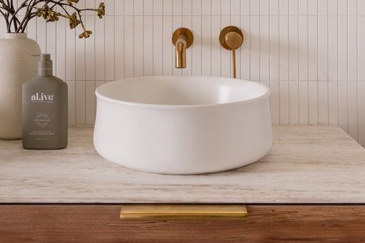 Jennifer Above Counter Basin Matte White