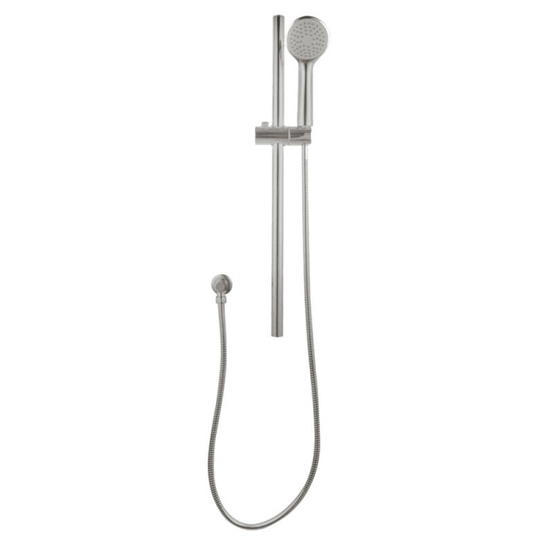 Pentro Brushed Nickel Round Handheld Shower Rail Set