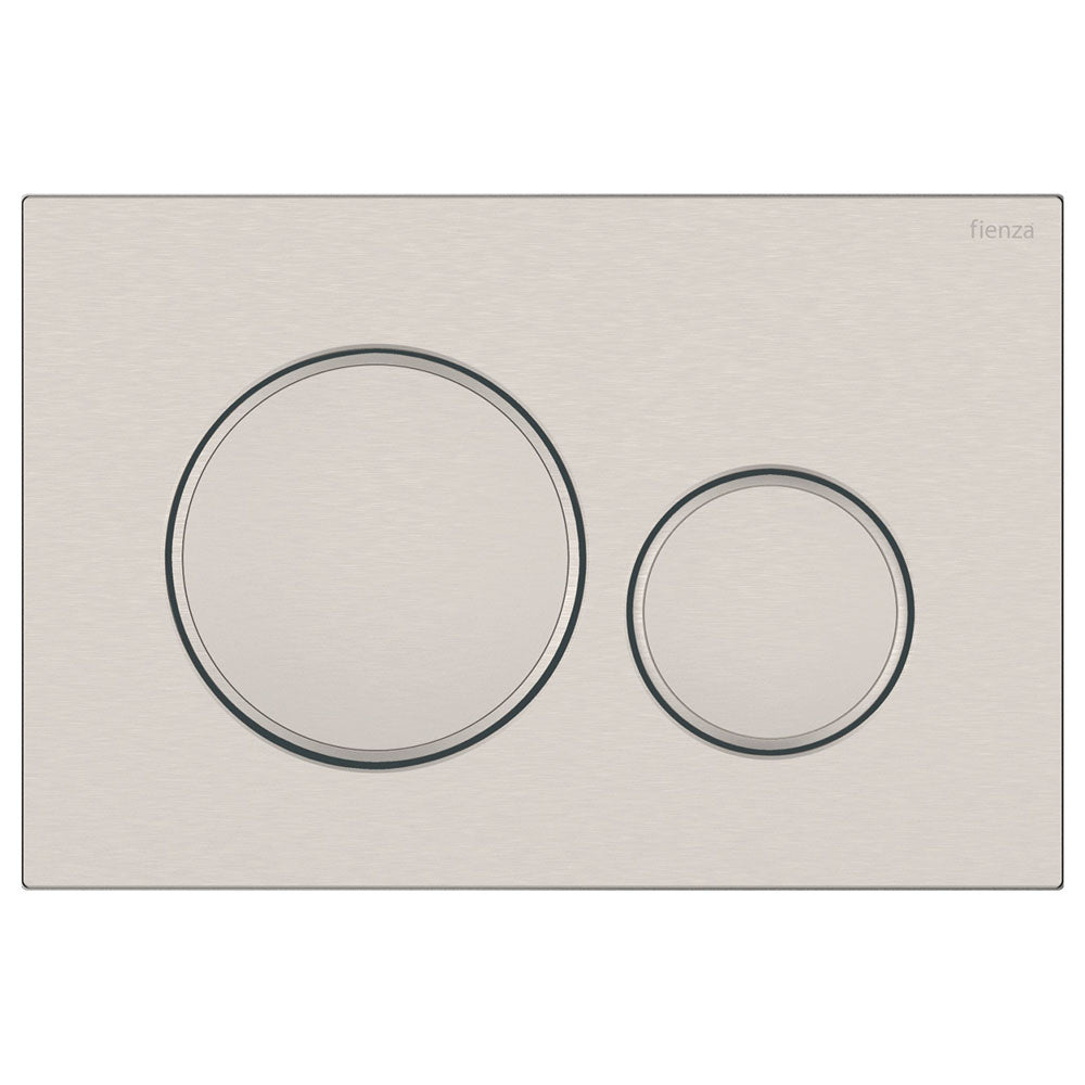 Geberit Compatible Round Flush Buttons For Sigma - Brushed Nickel