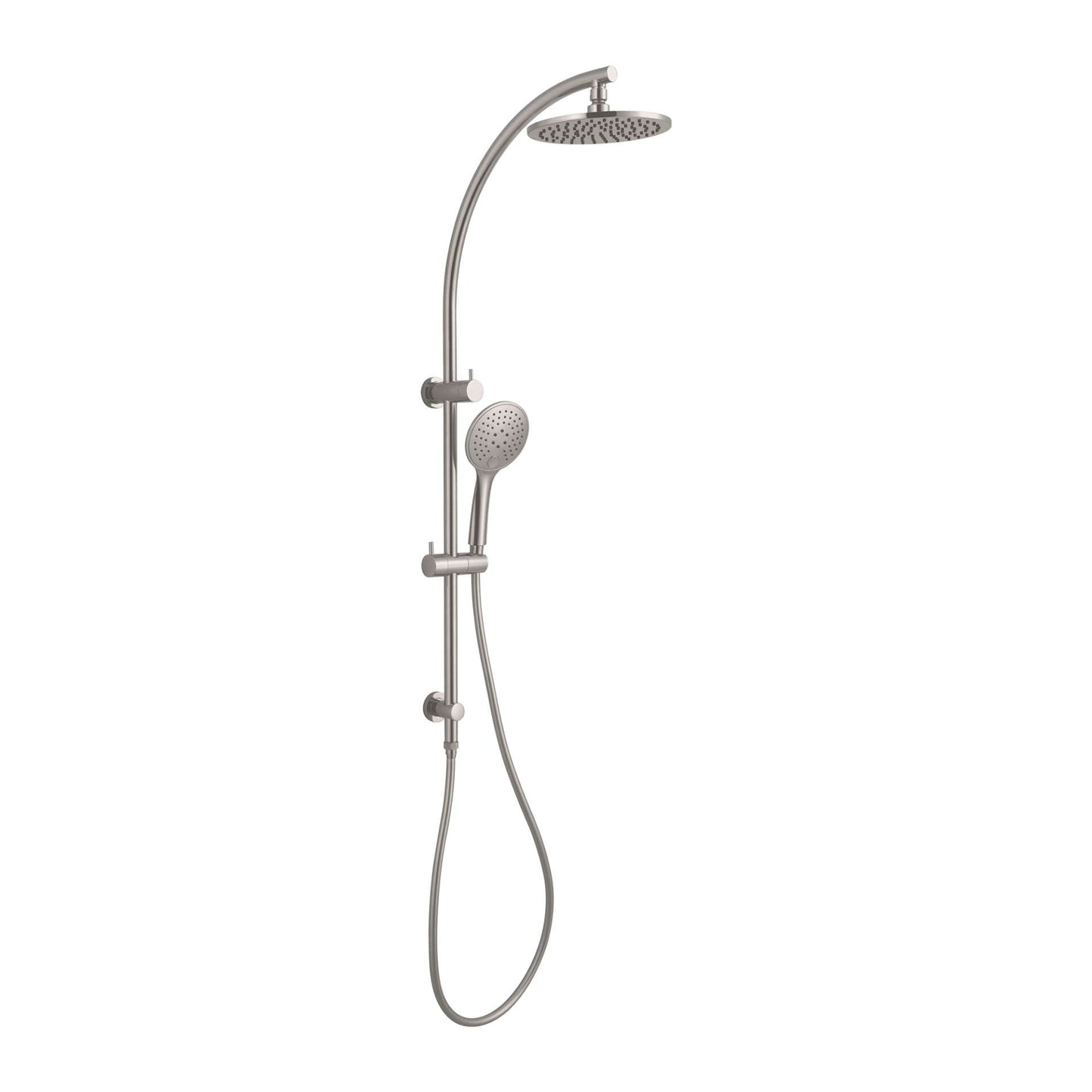 Nero Dolce Twin Shower Brushed Nickel