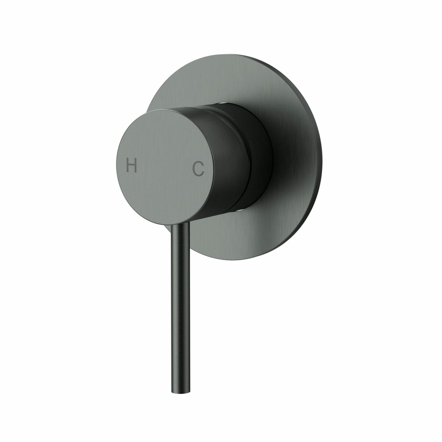 Otus Slimline Stainless Steel Wall Mixer Trim Kits - Gun Metal