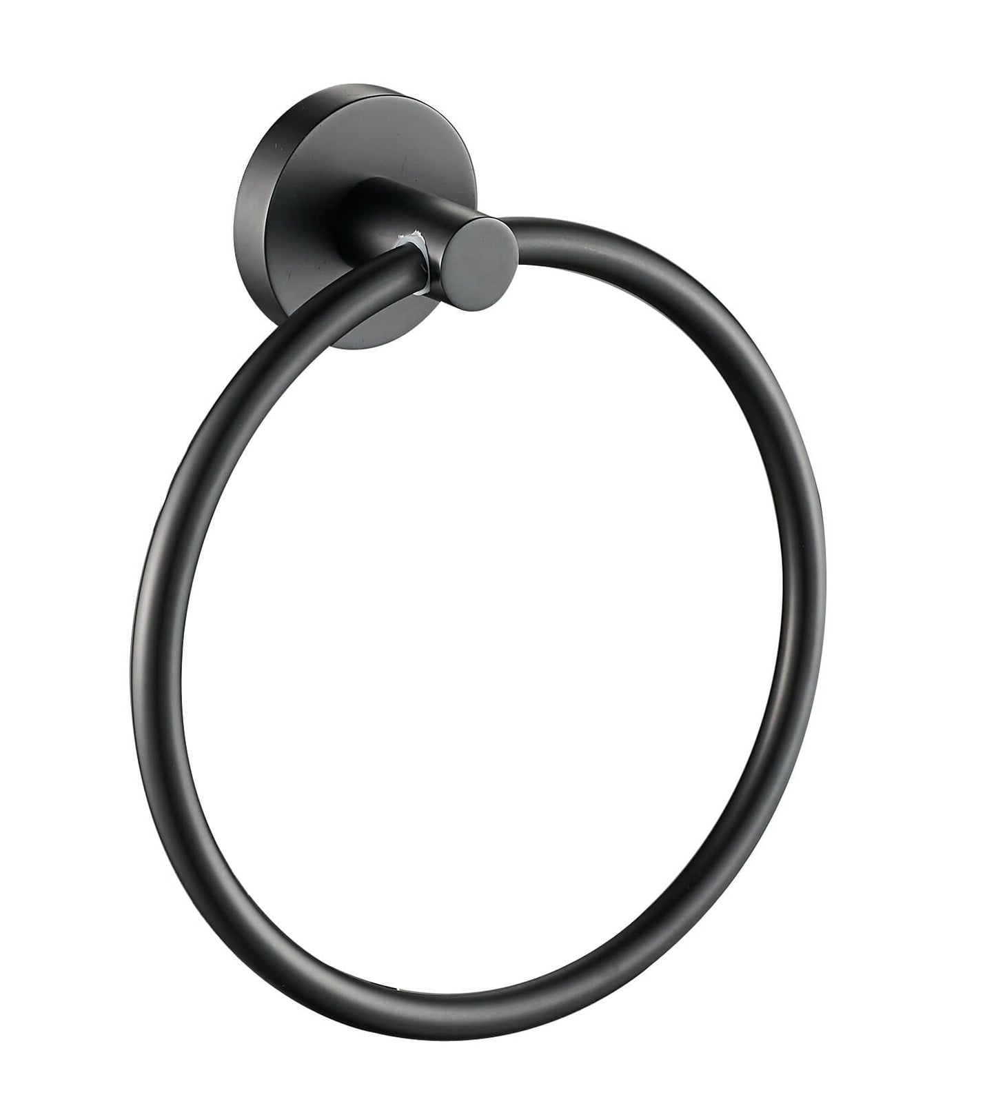 Otus Round Towel Ring - Matt Black