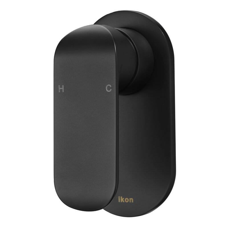 Kara Matte black Wall Mixer**