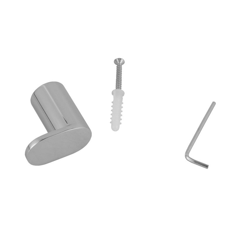 RUSHY Series Chrome Round Robe Hook