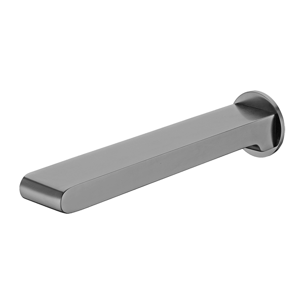 Pearl Wall Basin Set Spout Only Gun Metal