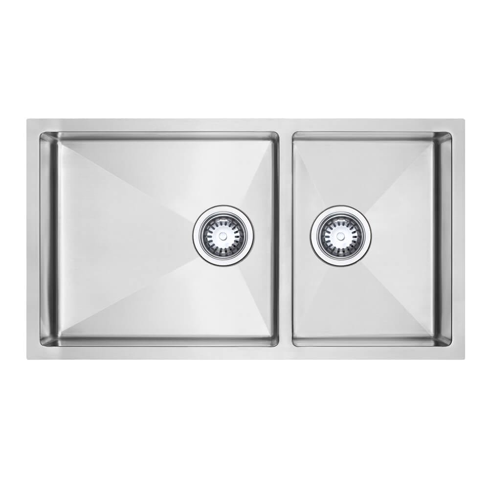 800mm Stainless Steel Nano Coated 1 & 1/2 Bowl Kitchen Sink