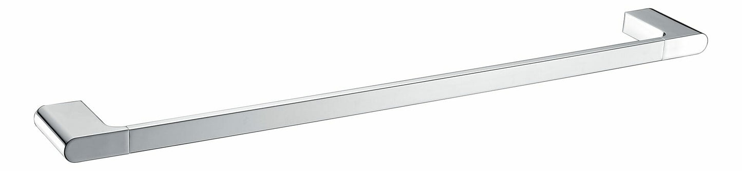 Cora Single Towel Rail 600mm - Chrome