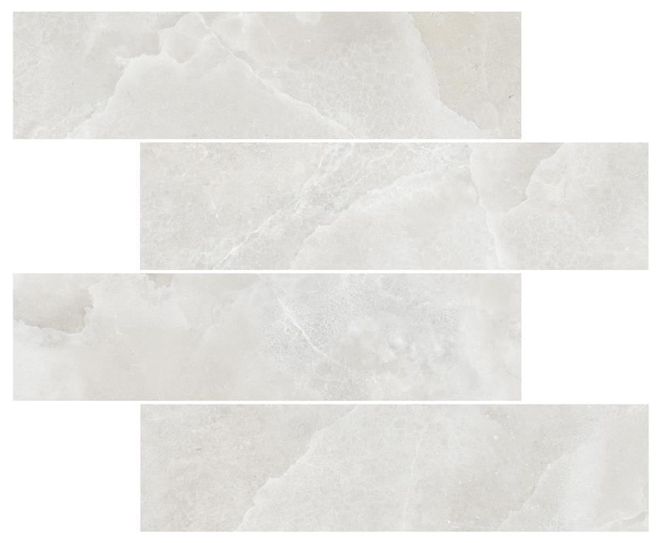 ONYX SUBWAY TILES - LIGHT GREY SUBWAY / POLISHED Finish - 75X300 | 66 PCS BOX /1.485 SQM