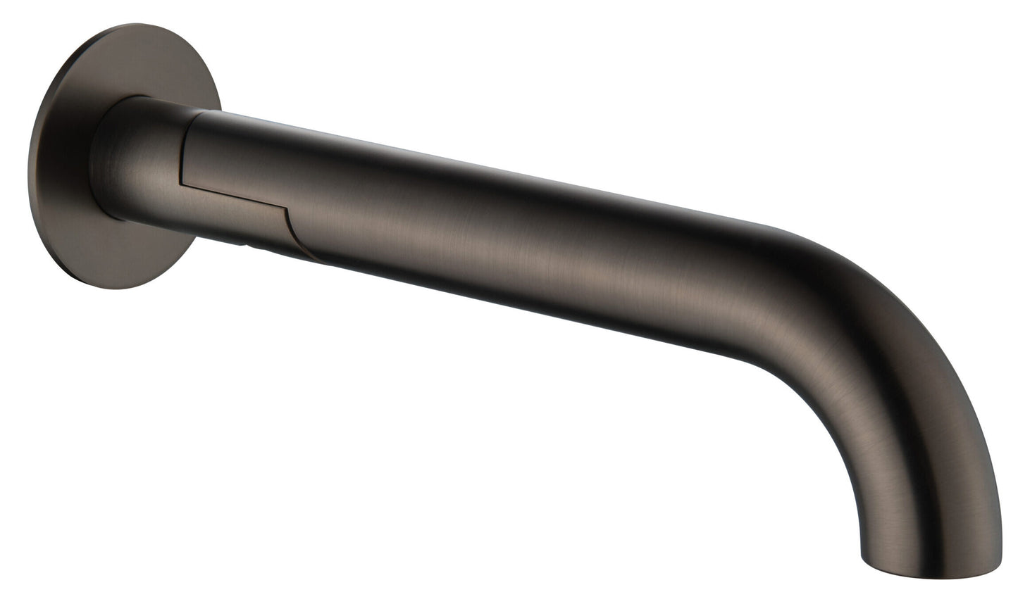 Mica Swivel Bath Spout - Curved - Dusk Bronze