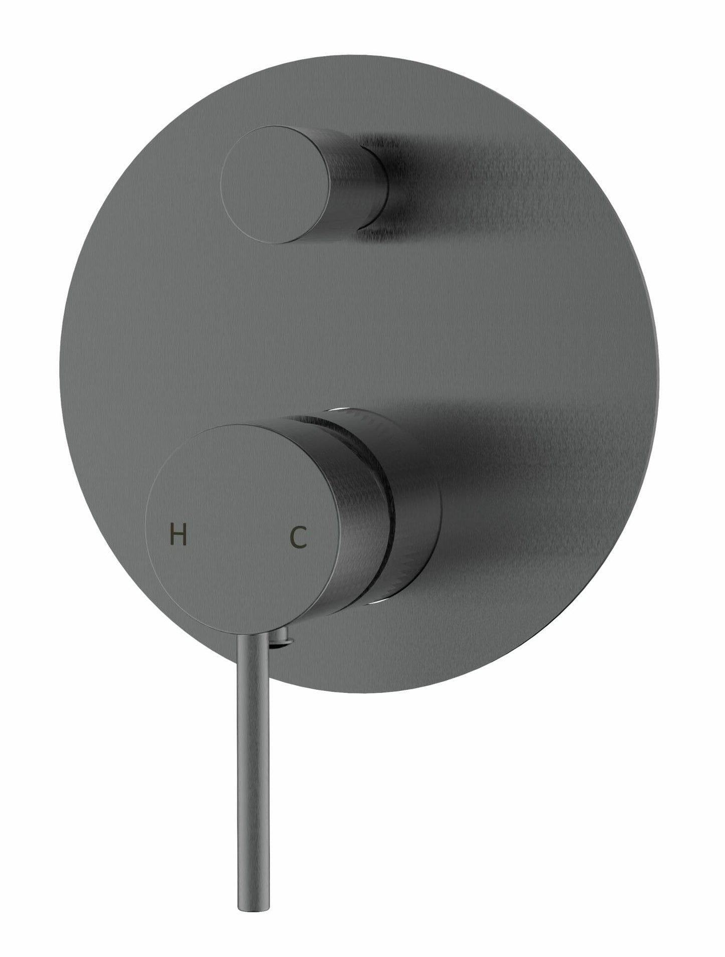 IKON-Hali wall Mixer with diverter - GUN METAL