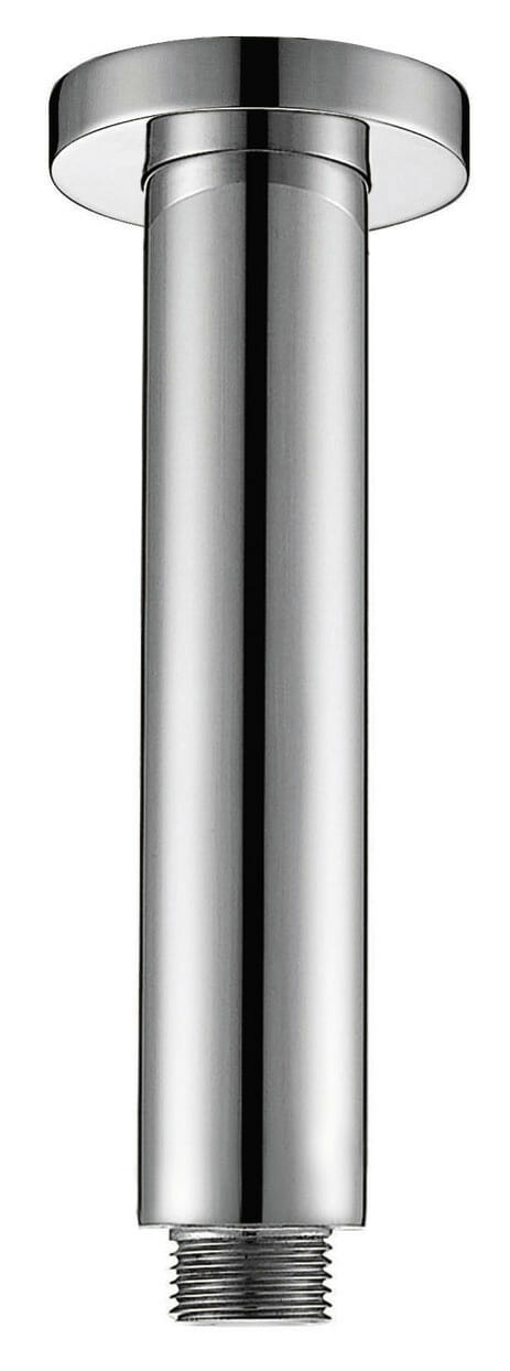 Round Vertical Shower Arm - Chrome