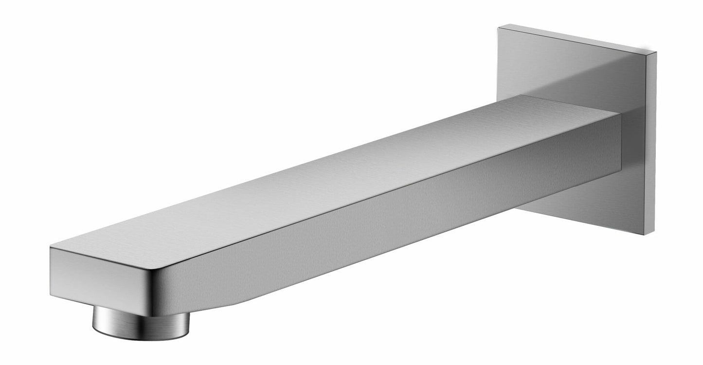 Ceram Bath Spout - Brushed Nickel