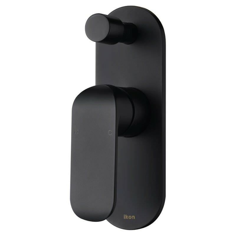 Kara Matte black Wall Mixer/Divt