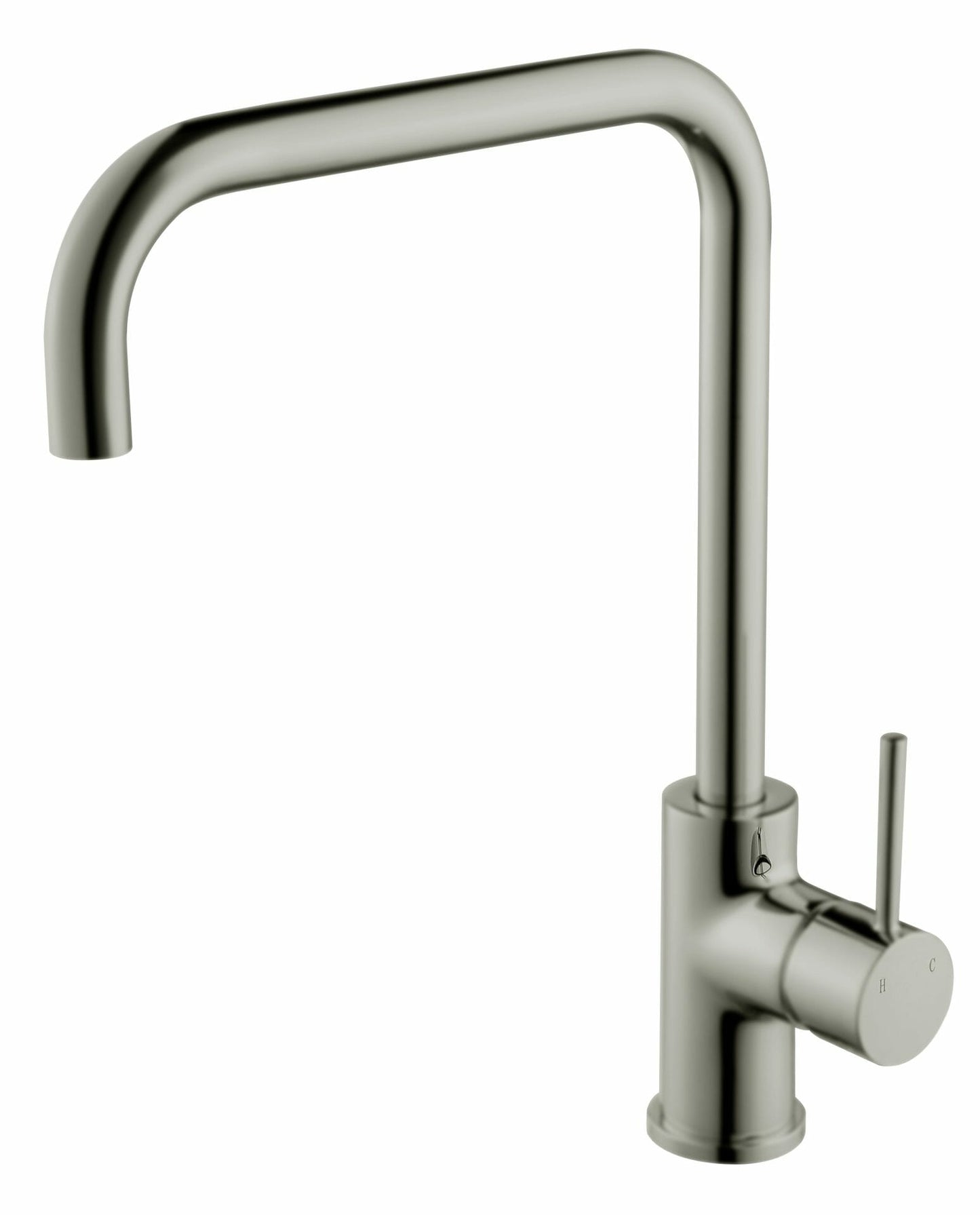 IKON-Hali square neck sink Mixer in brushed nikle