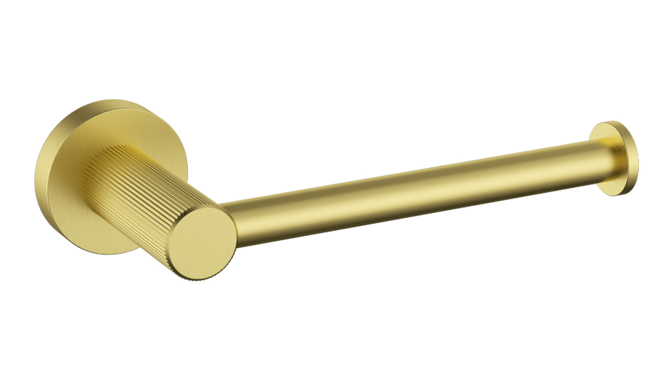 Linie Paper Holder In Brushed Gold