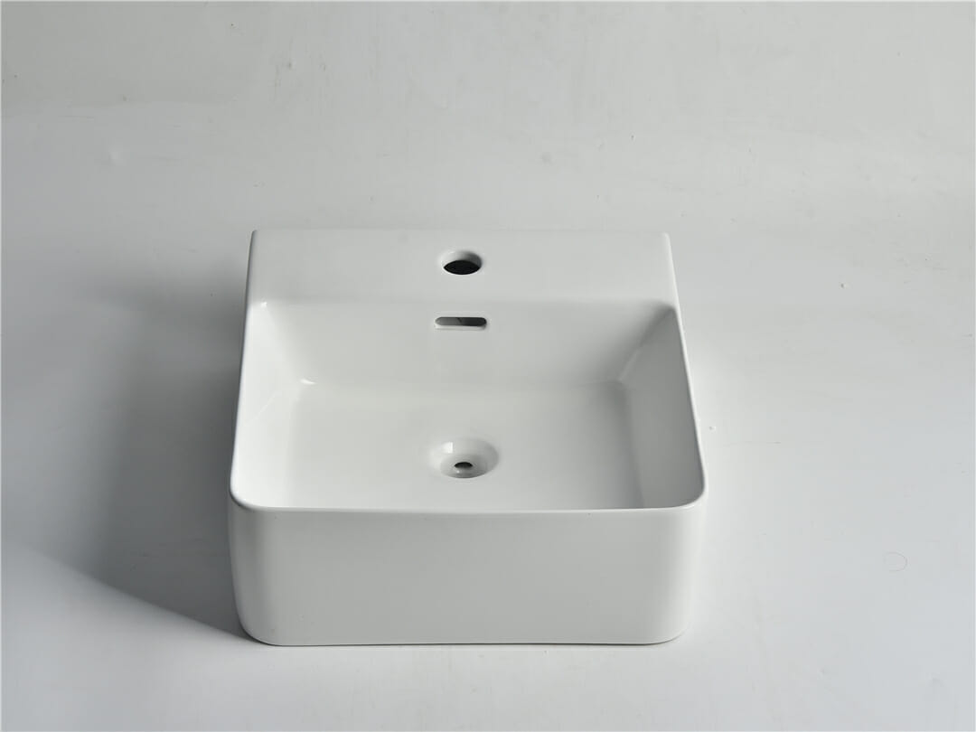 Fine ceramic Gloss White Above Counter/Wall-hung - CLA-448 - 420x400x150mm