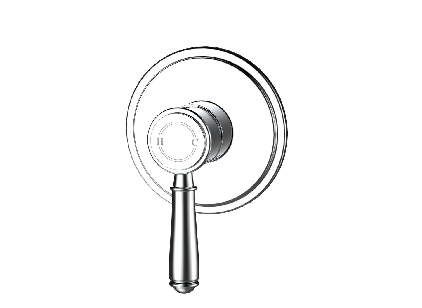 Clasico Wall Mixer Trim Kits Ceramic handle