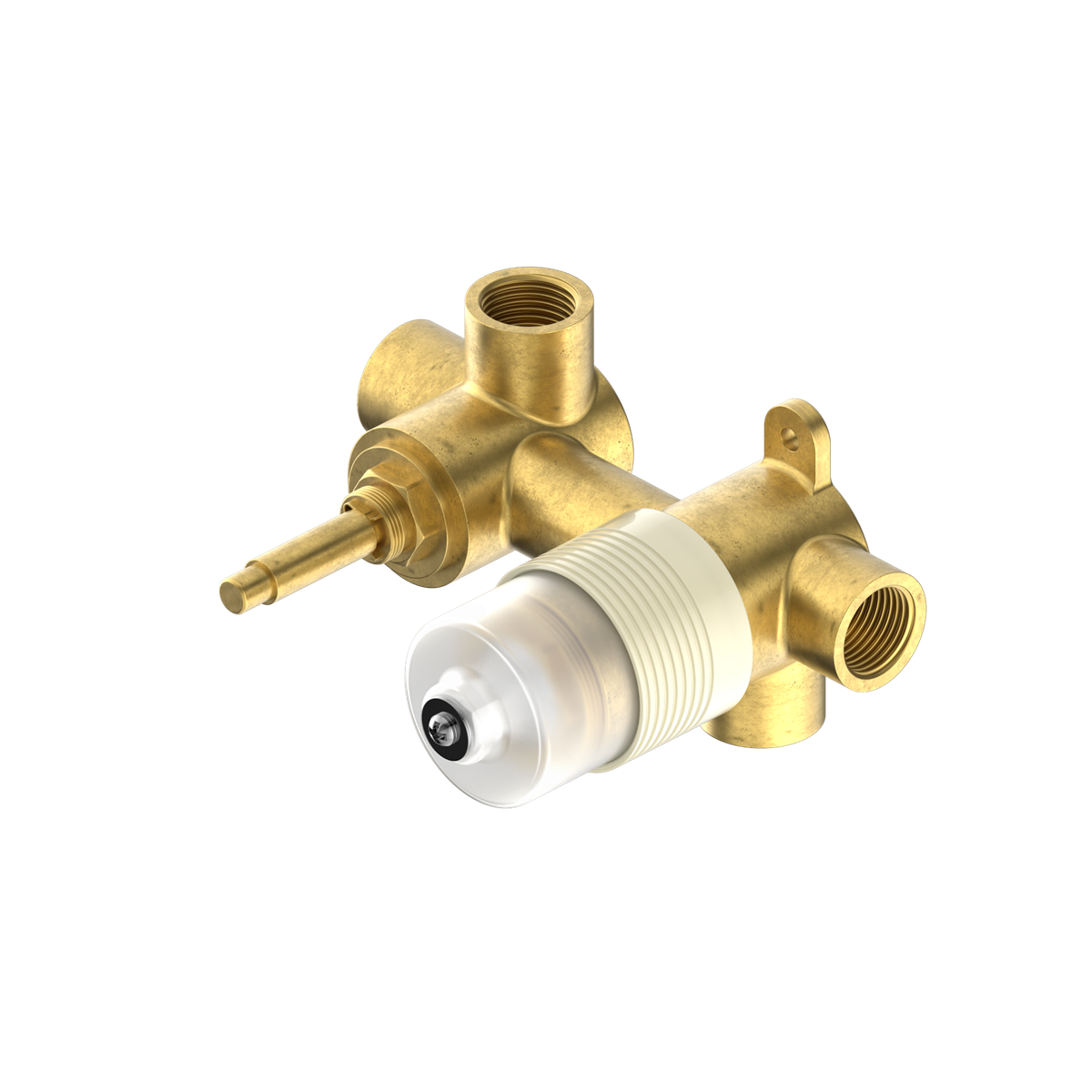 Premium 35mm Universal Shower Mixer With Diverter Horizontal Body Only