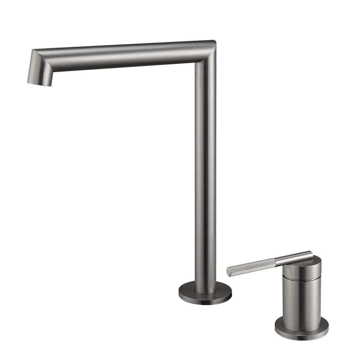 CADDENCE Brushed Nickel Split Type Basin Mixer
