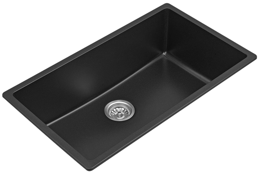 Fomos Sink 790 x 460mm - Single Bowl - Black