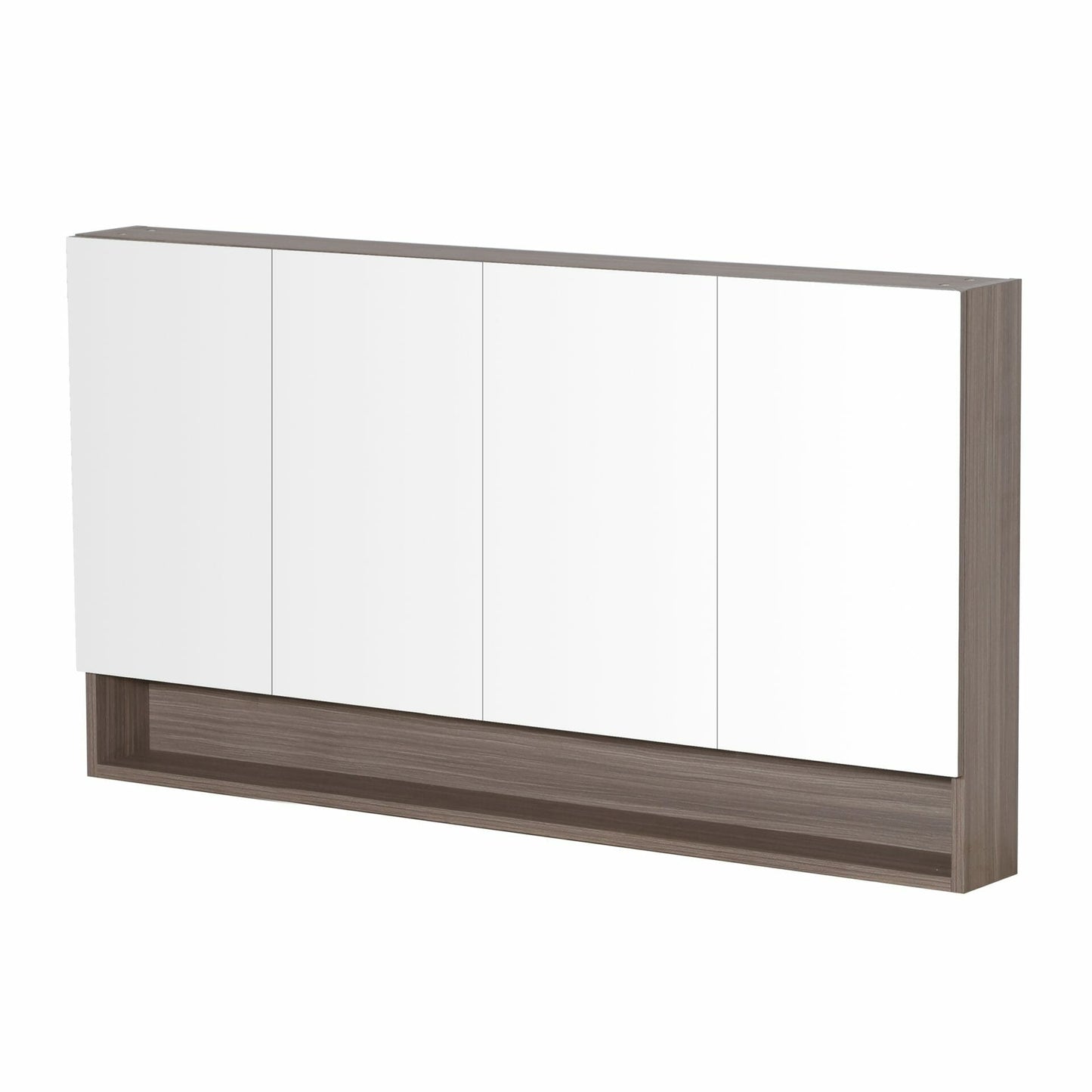 Stella Walnut Shaving Cabinet - Four Doors - Oak - 1500mm