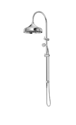 Mica Heritage Dual Shower - Chrome