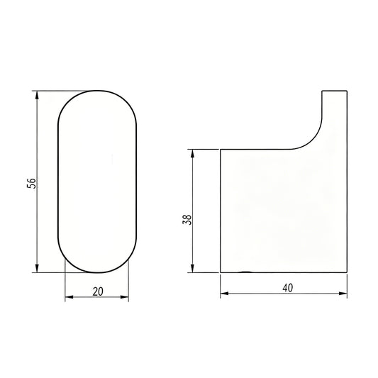 VOG Series Chrome Robe Hook