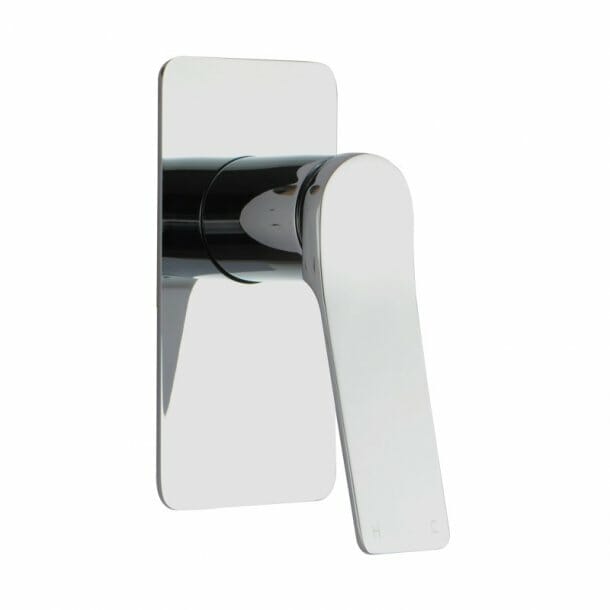 RUSHY Square Chrome Built-in Shower Mixer(Brass)