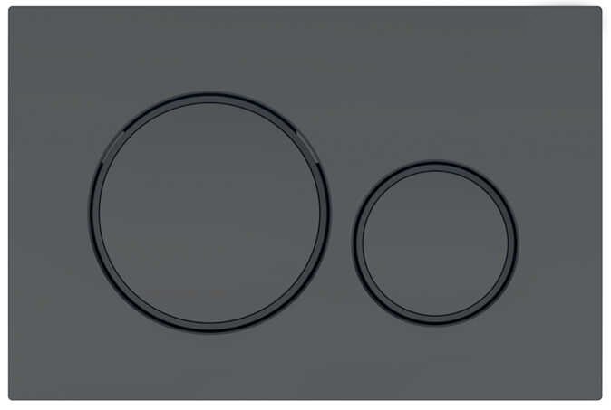 Geberit Compatible Round Flush Buttons For Sigma - Gun Metal (SS304)