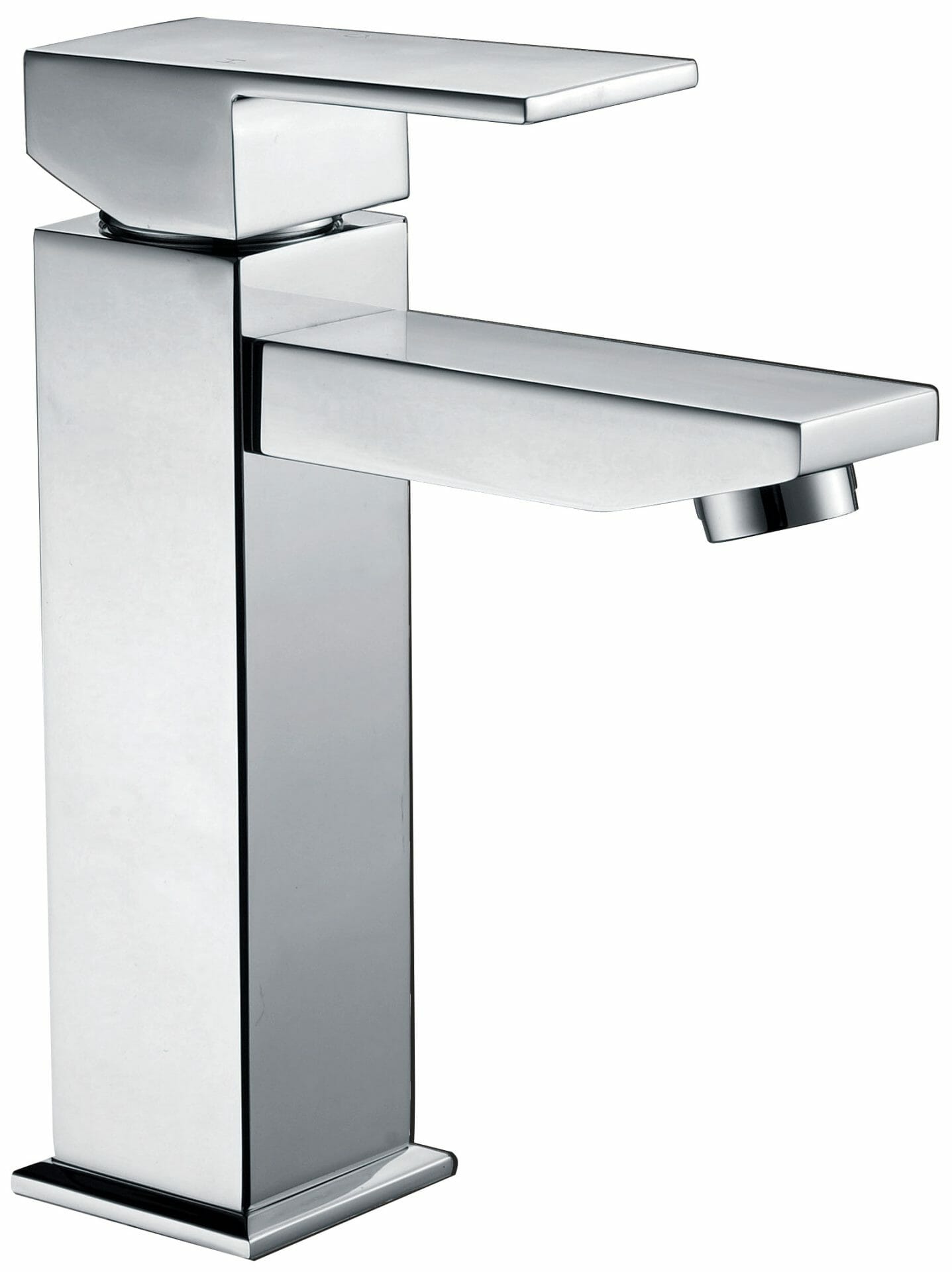 Rosa Square Basin Mixer - Chrome