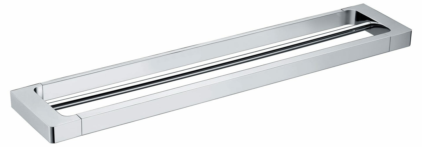 Seto Double Towel Rail 600mm - Chrome