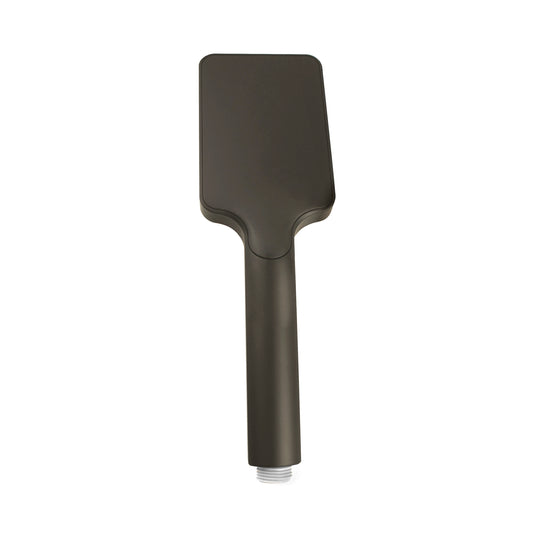 Taran 250mm Gun Metal Twin Shower On Rail Top Inlet Square