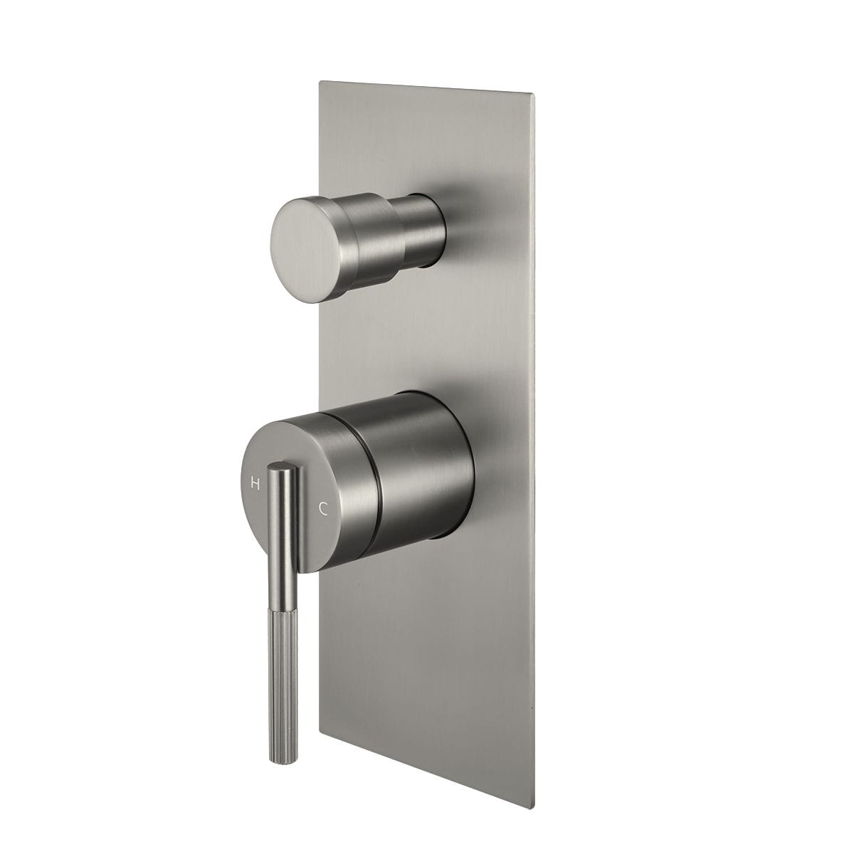 CADDENCE Brushed Nickel Wall Mixer with Diverter
