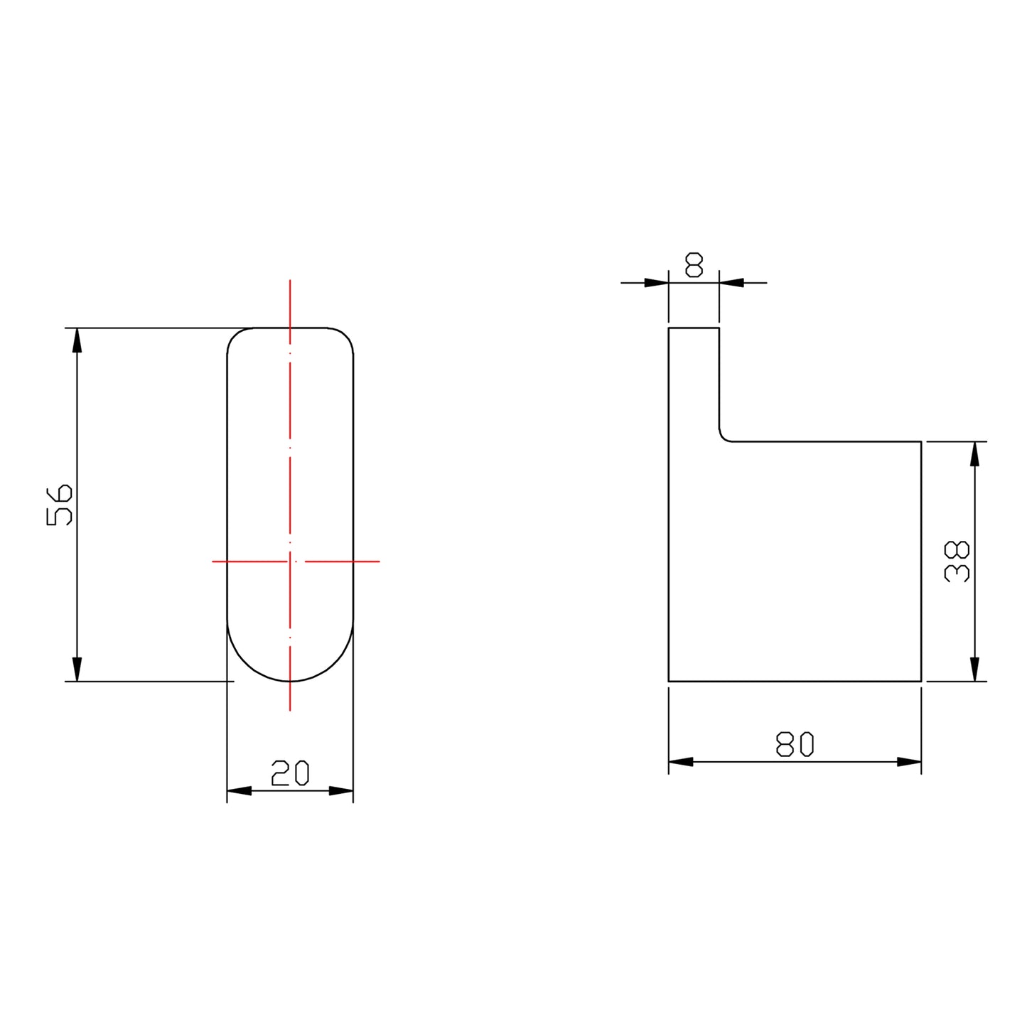 VOG Series Chrome Robe Hook
