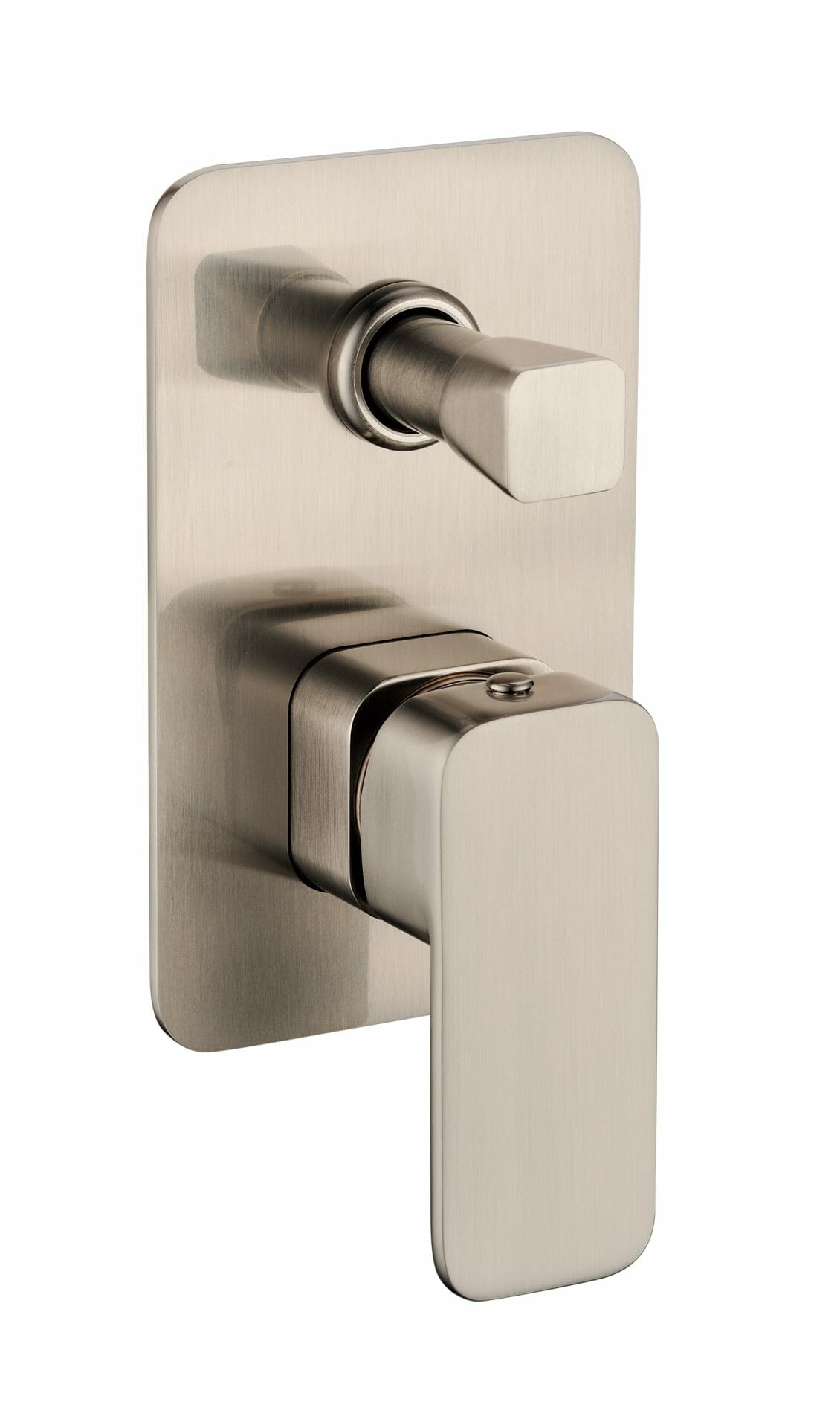 Nova Wall Mixer With Diverter - Brushed Nickel