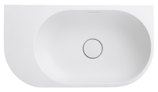 Elysia - Wall Hung - LH - 500 x 275 x 150 - Neige
