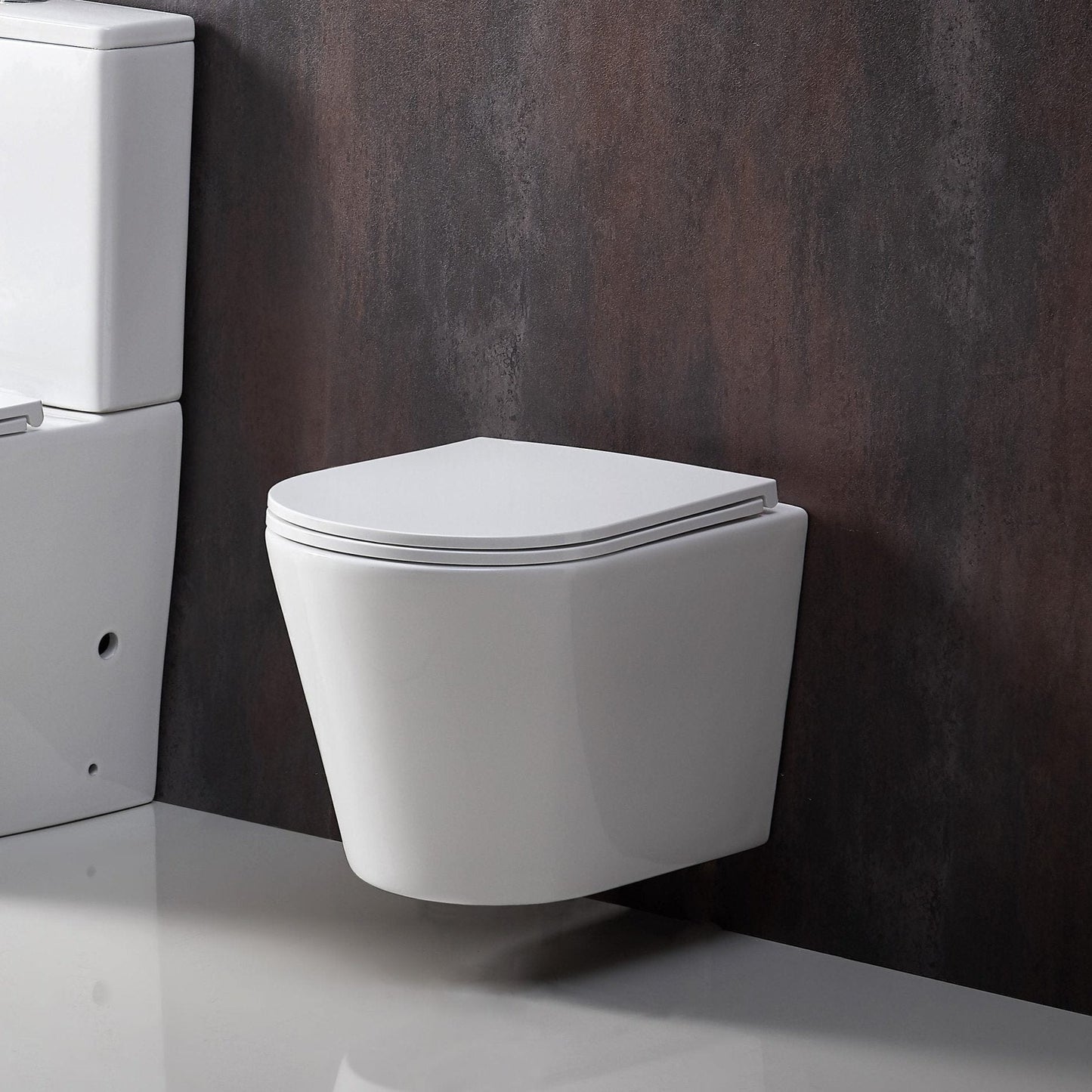 Berlin66 Wall-Hung Pan - Tornado Flushing - Gloss White