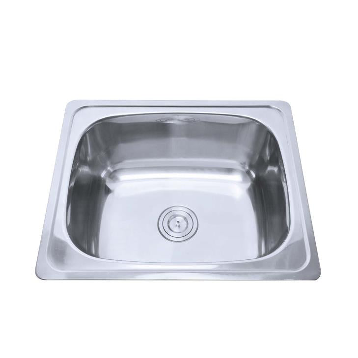 610mm 45L Stainless Steel Drop In Laundry Tub