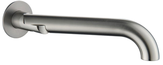 Mica Swivel Bath Spout - Curved - Brushed Nickel