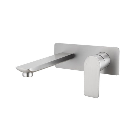 VOG Series Brushed Nickel Wall Mixer With Spout(color up)