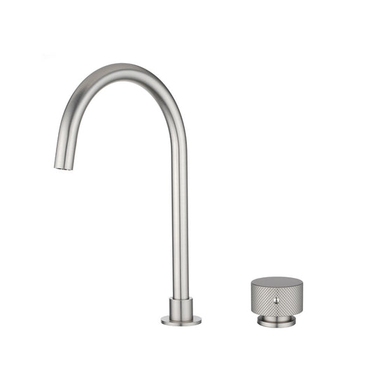 MOON Series Brushed Nickel Split Type Basin Mixer